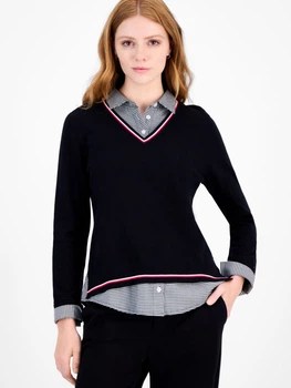 Пуловер жіночий Tommy Hilfiger 588505048 XL Чорний (1159863216)