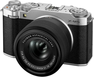 Беззеркальный Fujifilm X-M5 kit XC 15-45mm f/3,5-5,6 OIS PZ Silver