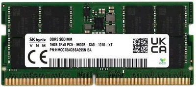 SK hynix 16 GB SO-DIMM DDR5 5600 MHz (HMCG78AGBSA095N)
