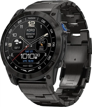 Смарт-часы Garmin D2 Mach 1 Pro with Vented Titanium Bracelet (010-02804-80/81)