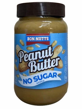 Паста арахісова без цукру Bon Nutts Peanut Butter Creamy 340г Франція