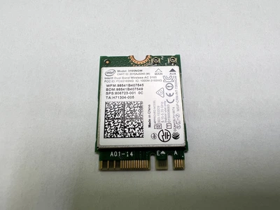 WiFi модуль Intel 3165NGW б/в 00-00001666