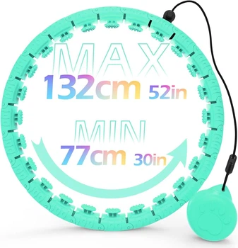 Обруч для фітнесу Hula Hoop регульований з масажною кулею