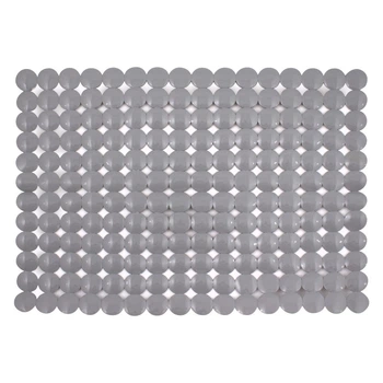 Килимок для раковини "Arino" Droplets, сірий, 400×300 мм 10762