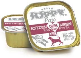 Вологий корм KIPPY Dogs Veal and heart of Small Vegetables для дорослих собак з телятиною зі шматочками овочей 150 г 2296