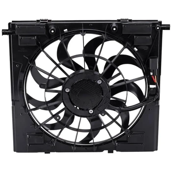 Вентилятор диффузор 400W 2.0 BMW X3 G01 X4 G02 2018-2024 радиатора TechPro (17428487636)