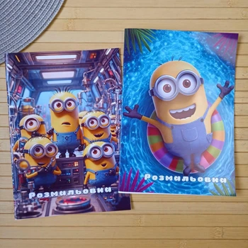 Раскраска Посіпаки Minions А5 набір 2 шт (28795)