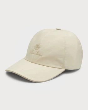 Кепка бейсболка Loro Piana One Size нейлоновая унисекс бежевая