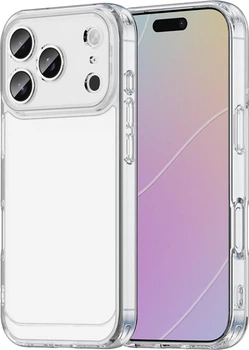 Силиконовый чехол Space iPhone 17 Pro (прозрачный) (44734)