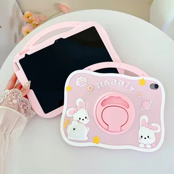 Чохол iPad 10/11 A16 2022-2025 Rabbyt light pink