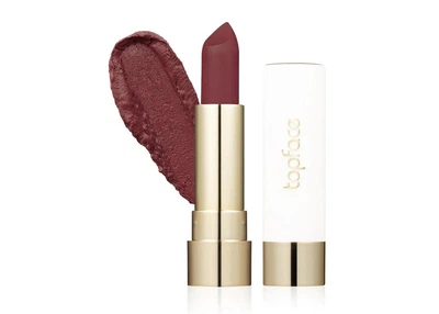 Матовая помада для губ TopFace ProHD Soft Matte Lipstick для ухода и макияжа губ 022 Idol Лилово-бордовый 4 г