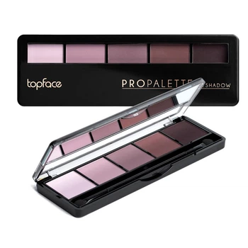 Палетка теней для век Topface Pro Palette Eyeshadow из 5 оттенков 017 Розово-сиреневые 8 г