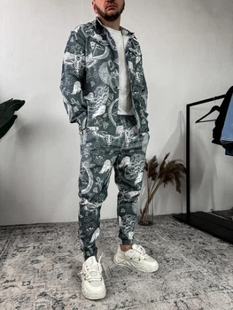 Костюм XL Сірий (52-016)
