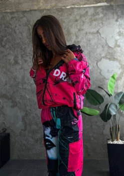 Жіночий костюм DRAPP XXL Фуксія (30-156)