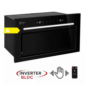 Вытяжка perfelli design filini 5nw nero silenzio