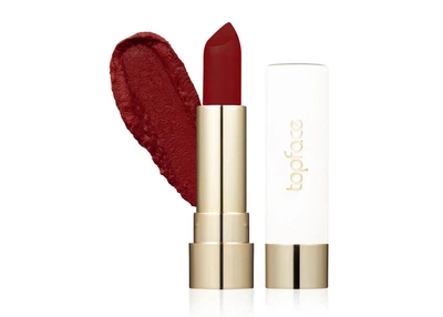 Матовая помада для губ TopFace ProHD Soft Matte Lipstick для ухода и макияжа губ 020 Lady Danger Бордовый 4 г
