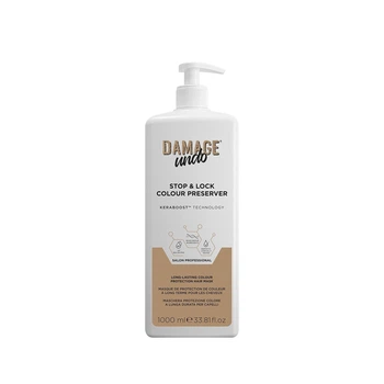 Маска Damage Undo Stop & Lock Colour для збереження кольору, захисту та блиску фарбованого волосся, 1000 мл