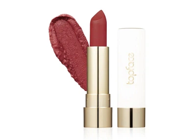 Матовая помада для губ TopFace ProHD Soft Matte Lipstick для ухода и макияжа губ 024 Secret Crush Светло-вишневый 4 г