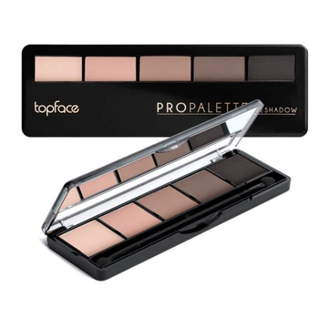 Палетка теней для век Topface Pro Palette Eyeshadow из 5 оттенков 006 Розово-бежевые 8 г