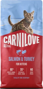 Сухий корм для кошенят Carnilove Active Salmon & Turkey Kitten лосось та індичка 6 кг (8595602581511)