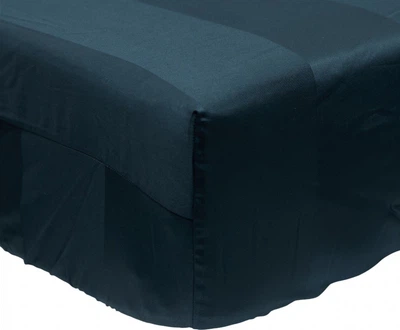 Простирадло на гумці Moon&Star Deep Black Satin Stripe 100х200х20 см (MS-850006986)