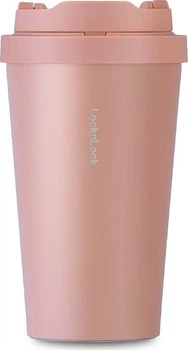 Термокружка LOCK&LOCK Encounter Vitality с откидной крышкой Bounce 400 мл Pink (LHC3271PIK)