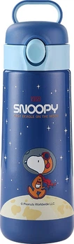 Термокружка Snoopy детская с ручкой 500 мл Blue