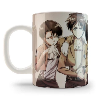 Кружка Geek Land белая Атака Титанов Attack on Titan друзья AT.02.025