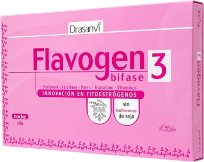 Харчова добавка Drasanvi FLAVOGEN Bifase III 60 капсул (8436578545155)