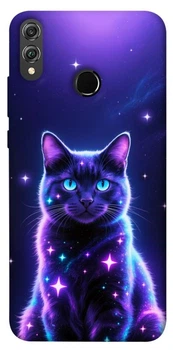 Чохол Demsky Galaxy purple cat для Huawei Honor 8X
