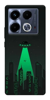 Чохол Demsky Green ufo для Infinix Note 40 4G