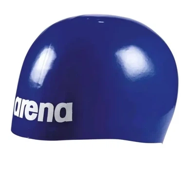 Шапка для плавания Arena 100% силикон OSFM Темно-синяя