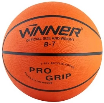 Мяч баскетбольный Winner резиновый номер 7 оранжевый Pro Grip