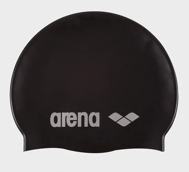 Шапка для плавания Arena силиконовая OSFM черная