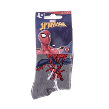 Носки SPIDER MAN 61% хлопок 23-26 серый