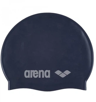 Шапка для плавания Arena силикон OSFM темно-синяя