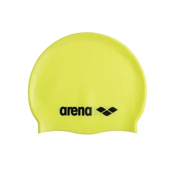 Шапка для плавания Arena силиконовая OSFM желтая