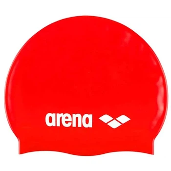 Шапка для плавания Arena силикон OSFM красная