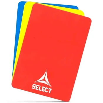 Карты судьи SELECT пластик 12х9 см красная желтая синяя