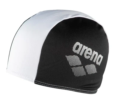 Шапка для плавания Arena полиэстер OSFM черная белая
