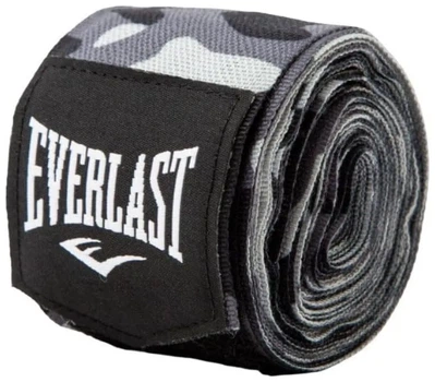 Бинти Everlast полиэстер 120 черный серый