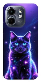 Чохол Demsky Galaxy purple cat для Infinix Smart 9 4G / Hot 50i
