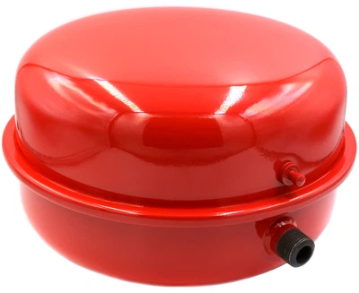 Розширювальний бак для котла 12 л Womar WM-P12L, 3/4", плоский, Ø330 × 185 мм