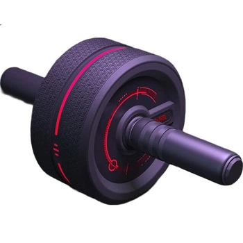 Тренажер Duweike Ab Roller для пресса домашний, черно-красный