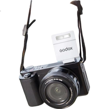 Спалах Godox IM22, компактний інтерфейс для гарячого башмака, універсальний спалах для камери з гарячим башмаком, маленький кубічний портативний спалах для зйомки на свіжому повітрі, портретна цифрова бездзеркальна камера [білий]