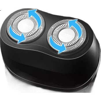 Электробритва FLYCO PS151 роторная, 2 головки, для сухого и влажного бритья, аккумуляторная