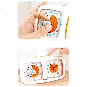 Таймер визуальный Manfenxiaoxueba Orange для детей, с 2 экранами