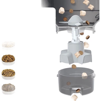 Автоматическая кормушка Homerun Pet Smart PF20 с таймером, керамическая двойная миска