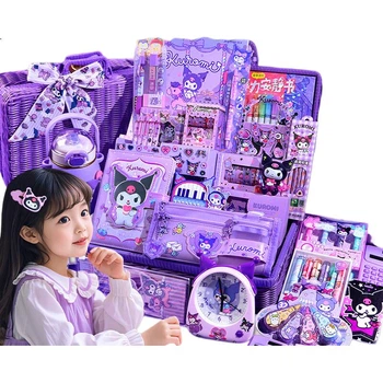 Набор канцелярский подарочный Kuromi для девочек 7-8 лет школьный