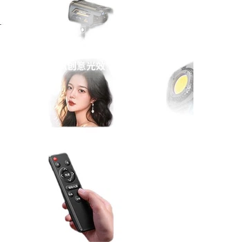 Shuotuo Live Streaming Fill Light Photography COB Lighting Professional Studio Lighting Kit Beauty Light Photo Soft Light Full Studio Set Photography Lamp